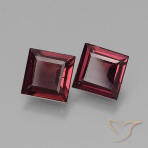 Shop natural 1.35ct Rouge foncé Grenat Rhodolite gems, Carré, from Mozambique at GemSelect. In stock, global shipping!