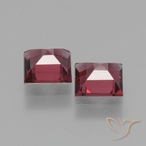 Shop natural 1.53ct Rouge écarlate Grenat Rhodolite gems, Carré, from Mozambique at GemSelect. In stock, global shipping!