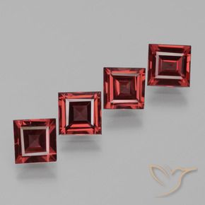 Shop natural 2.73ct Rouge foncé Grenat Rhodolite gems, Carré, from Mozambique at GemSelect. In stock, global shipping!