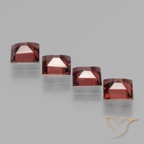 Shop natural 2.59ct Rouge foncé Grenat Rhodolite gems, Carré, from Mozambique at GemSelect. In stock, global shipping!