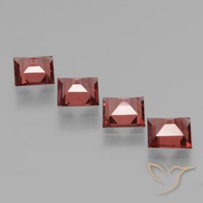 Shop natural 2.37ct Rouge écarlate profond Grenat Rhodolite gems, Carré, from Mozambique at GemSelect. In stock, global shipping!