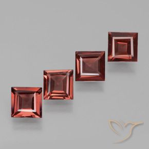 Shop natural 2.43ct Rouge écarlate Grenat Rhodolite gems, Carré, from Mozambique at GemSelect. In stock, global shipping!