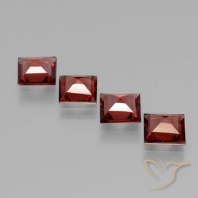 Shop natural 2.44ct Rouge écarlate profond Grenat Rhodolite gems, Carré, from Mozambique at GemSelect. In stock, global shipping!