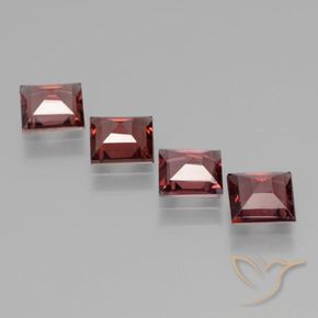 Shop natural 2.37ct Rouge foncé Grenat Rhodolite gems, Carré, from Mozambique at GemSelect. In stock, global shipping!