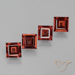 Shop natural 2.48ct Rouge foncé Grenat Rhodolite gems, Carré, from Mozambique at GemSelect. In stock, global shipping!