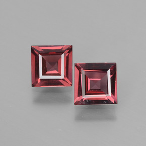 Achetez naturel ct rose grenat rhodolite gems, carré, en provenance mozambique chez gemselect. en stock, livraison internationale!