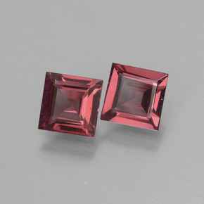 Achetez naturel ct rose grenat rhodolite gems, carré, en provenance mozambique chez gemselect. en stock, livraison internationale!