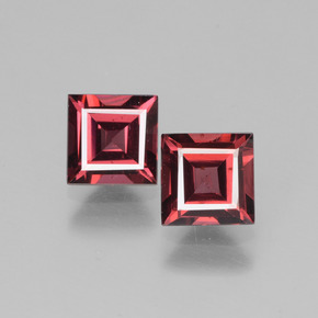 Achetez naturel ct rose grenat rhodolite gems, carré, en provenance mozambique chez gemselect. en stock, livraison internationale!