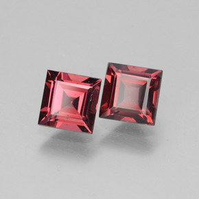 Achetez naturel ct rose grenat rhodolite gems, carré, en provenance mozambique chez gemselect. en stock, livraison internationale!