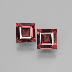 Achetez naturel ct rose grenat rhodolite gems, carré, en provenance mozambique chez gemselect. en stock, livraison internationale!