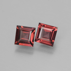Achetez naturel ct rose grenat rhodolite gems, carré, en provenance mozambique chez gemselect. en stock, livraison internationale!