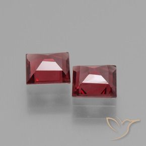 Shop natural 1.32ct Rouge écarlate Grenat rhodolite gems, Carré, from Mozambique at GemSelect. In stock, global shipping!