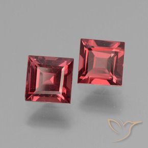 Shop natural 1.48ct Rouge écarlate Grenat Rhodolite gems, Carré, from Mozambique at GemSelect. In stock, global shipping!