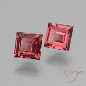 Shop natural 1.39ct Rouge moyen Grenat Rhodolite gems, Carré, from Mozambique at GemSelect. In stock, global shipping!