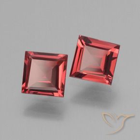 Shop natural 1.42ct Rouge écarlate Grenat rhodolite gems, Carré, from Mozambique at GemSelect. In stock, global shipping!