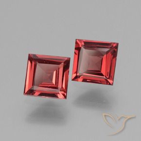 Shop natural 1.37ct Rouge foncé Grenat rhodolite gems, Carré, from Mozambique at GemSelect. In stock, global shipping!