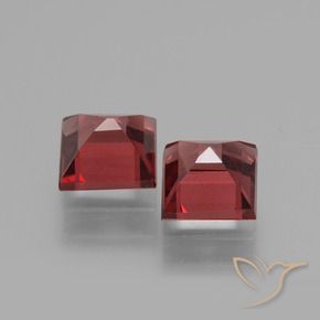 Shop natural 1.56ct Rouge Rosâtre Grenat rhodolite gems, Carré, from Mozambique at GemSelect. In stock, global shipping!