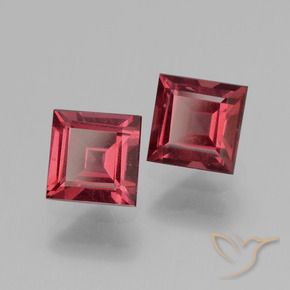 Shop natural 1.60ct Rouge Rosâtre Grenat rhodolite gems, Carré, from Mozambique at GemSelect. In stock, global shipping!