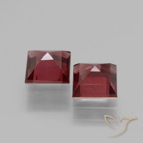 Shop natural 1.60ct Rouge Rosâtre Grenat rhodolite gems, Carré, from Mozambique at GemSelect. In stock, global shipping!