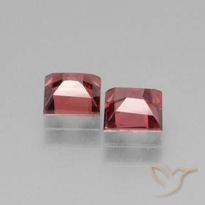 Shop natural 1.63ct Rouge moyen-foncé Grenat Rhodolite gems, Carré, from Mozambique at GemSelect. In stock, global shipping!