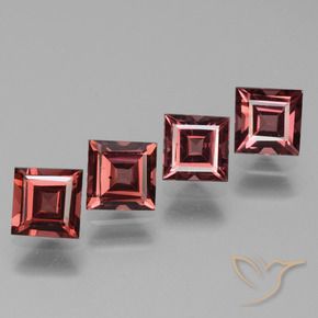 Shop natural 2.85ct Rouge foncé Grenat Rhodolite gems, Carré, from Mozambique at GemSelect. In stock, global shipping!