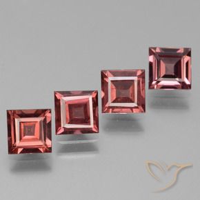 Shop natural 2.87ct Rouge écarlate léger Grenat Rhodolite gems, Carré, from Mozambique at GemSelect. In stock, global shipping!