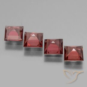 Shop natural 2.87ct Rouge écarlate léger Grenat Rhodolite gems, Carré, from Mozambique at GemSelect. In stock, global shipping!