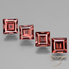 Shop natural 2.96ct Rouge brique profond Grenat Rhodolite gems, Carré, from Mozambique at GemSelect. In stock, global shipping!
