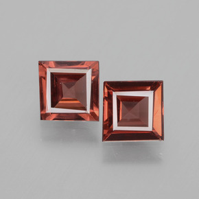 Achetez naturel 1,23ct rose grenat rhodolite gems, carré, en provenance mozambique chez gemselect. en stock, livraison internationale!