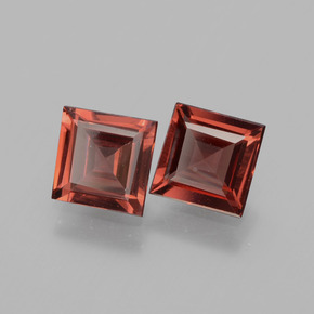 Achetez naturel 1,23ct rose grenat rhodolite gems, carré, en provenance mozambique chez gemselect. en stock, livraison internationale!
