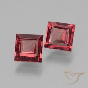 Shop natural 1.49ct Rouge Rosâtre Grenat Rhodolite gems, Carré, from Mozambique at GemSelect. In stock, global shipping!