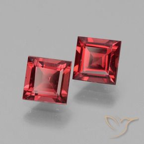 Shop natural 1.50ct Rouge Rosâtre Grenat Rhodolite gems, Carré, from Mozambique at GemSelect. In stock, global shipping!