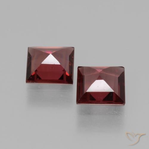 Shop natural 1.43ct Rouge foncé Grenat Rhodolite gems, Carré, from Mozambique at GemSelect. In stock, global shipping!