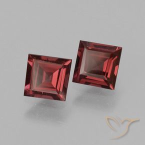 Shop natural 1.48ct Rouge foncé Grenat Rhodolite gems, Carré, from Mozambique at GemSelect. In stock, global shipping!
