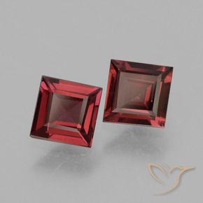 Shop natural 1.45ct Rouge foncé Grenat Rhodolite gems, Carré, from Mozambique at GemSelect. In stock, global shipping!