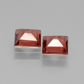 Achetez naturel 1,26ct rose grenat rhodolite gems, carré, en provenance mozambique chez gemselect. en stock, livraison internationale!