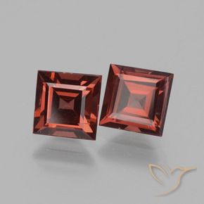 Shop natural 1.72ct Rouge écarlate Grenat Rhodolite gems, Carré, from Mozambique at GemSelect. In stock, global shipping!