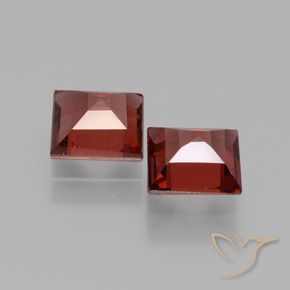 Shop natural 1.52ct Rouge écarlate Grenat Rhodolite gems, Carré, from Mozambique at GemSelect. In stock, global shipping!