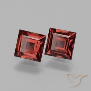 Shop natural 1.50ct Rouge foncé Grenat Rhodolite gems, Carré, from Mozambique at GemSelect. In stock, global shipping!