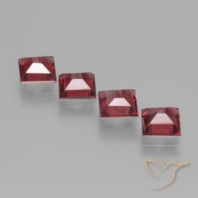 Shop natural 2.57ct Rouge foncé Grenat Rhodolite gems, Carré, from Mozambique at GemSelect. In stock, global shipping!