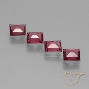 Shop natural 2.25ct Rouge Rosâtre Grenat rhodolite gems, Carré, from Mozambique at GemSelect. In stock, global shipping!