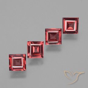 Shop natural 2.06ct Rouge Rosâtre Grenat rhodolite gems, Carré, from Mozambique at GemSelect. In stock, global shipping!