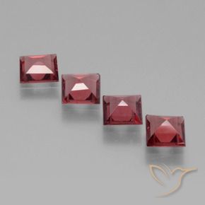 Shop natural 2.09ct Rouge Rosâtre Grenat rhodolite gems, Carré, from Mozambique at GemSelect. In stock, global shipping!
