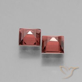 Shop natural 1.49ct Ton rouge écarlate Grenat rhodolite gems, Carré, from Mozambique at GemSelect. In stock, global shipping!