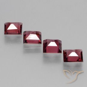 Shop natural 2.58ct Rouge framboises Grenat Rhodolite gems, Carré, from Mozambique at GemSelect. In stock, global shipping!