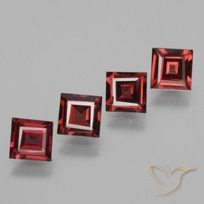 Shop natural 2.70ct Rouge moyen Grenat Rhodolite gems, Carré, from Mozambique at GemSelect. In stock, global shipping!