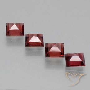 Shop natural 2.70ct Rouge moyen Grenat Rhodolite gems, Carré, from Mozambique at GemSelect. In stock, global shipping!