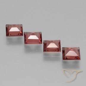 Shop natural 2.38ct Rouge moyen Grenat rhodolite gems, Carré, from Mozambique at GemSelect. In stock, global shipping!