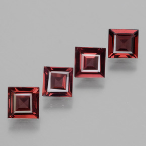 Achetez naturel ct rose grenat rhodolite gems, carré, en provenance mozambique chez gemselect. en stock, livraison internationale!