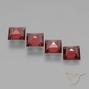 Shop natural 2.62ct Rouge moyen Grenat Rhodolite gems, Carré, from Mozambique at GemSelect. In stock, global shipping!
